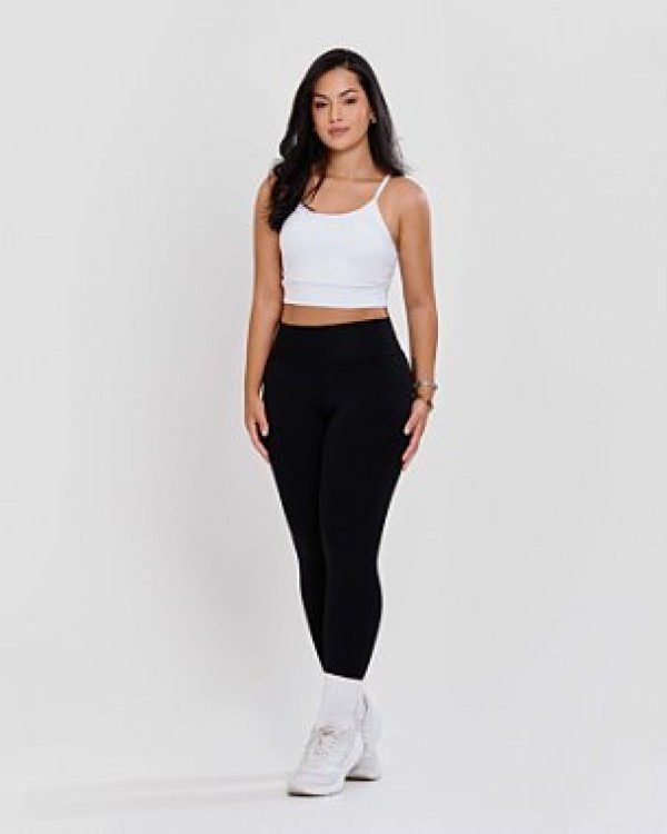 Top Cropped Basic Branco