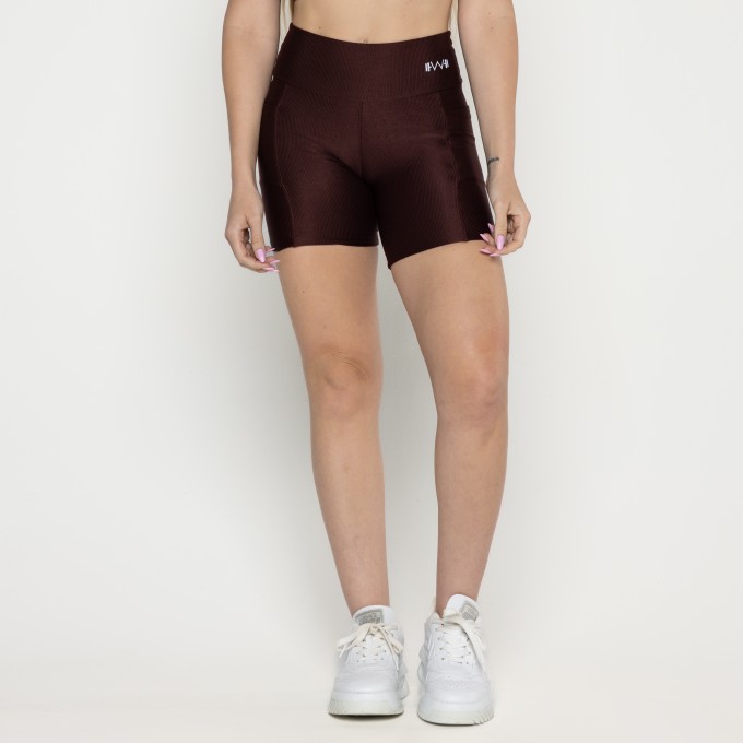 Bermuda Canelada Bolso Dark Oak