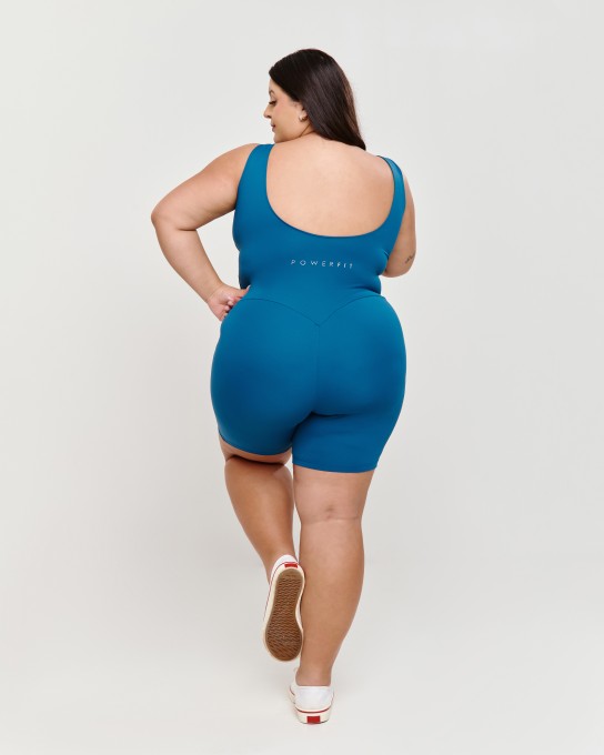 Macaquinho Modelador Plus Size Cobalt Blue