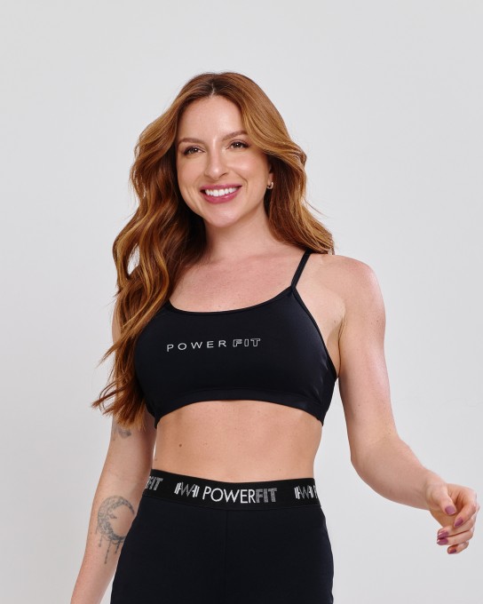 Top Alça Removível Essential Preto