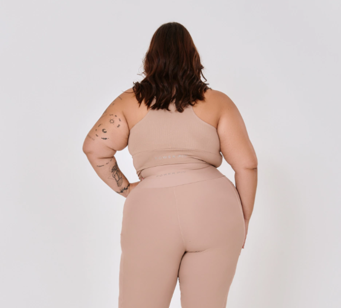 Top Nadador Plus Size Nude