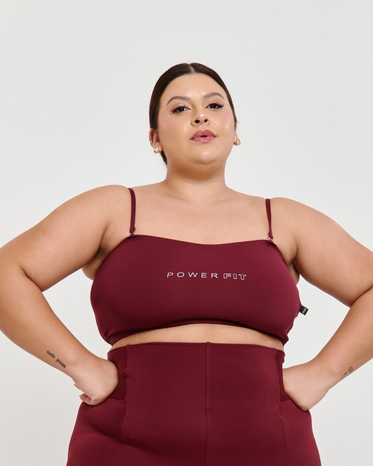 Top Faixa com Alças Motion Plus Size Valentino