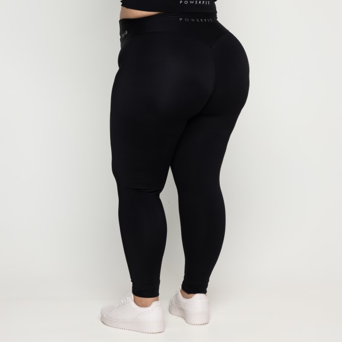 Calça Recortes Montaria Plus Size Preto