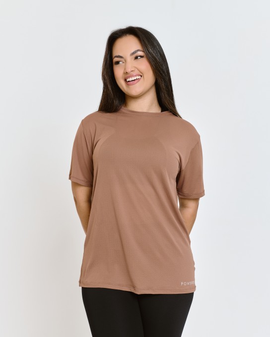Blusão Oversized em Poliamida Ganache
