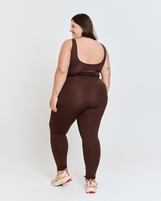 Macacão Modelador Plus Size Dark Oak